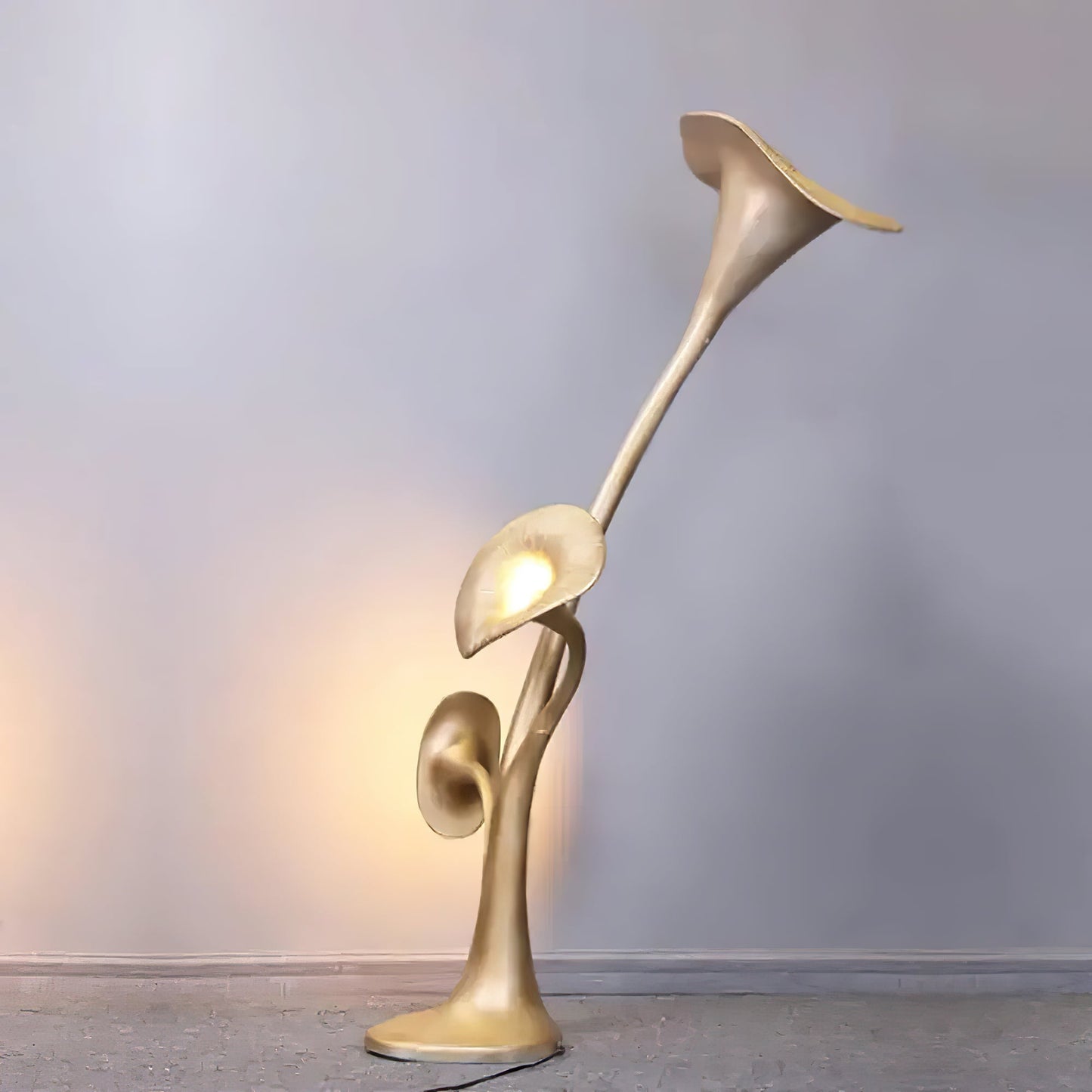Petunia Sculpture Floor Lamp with Dimmable LED Light