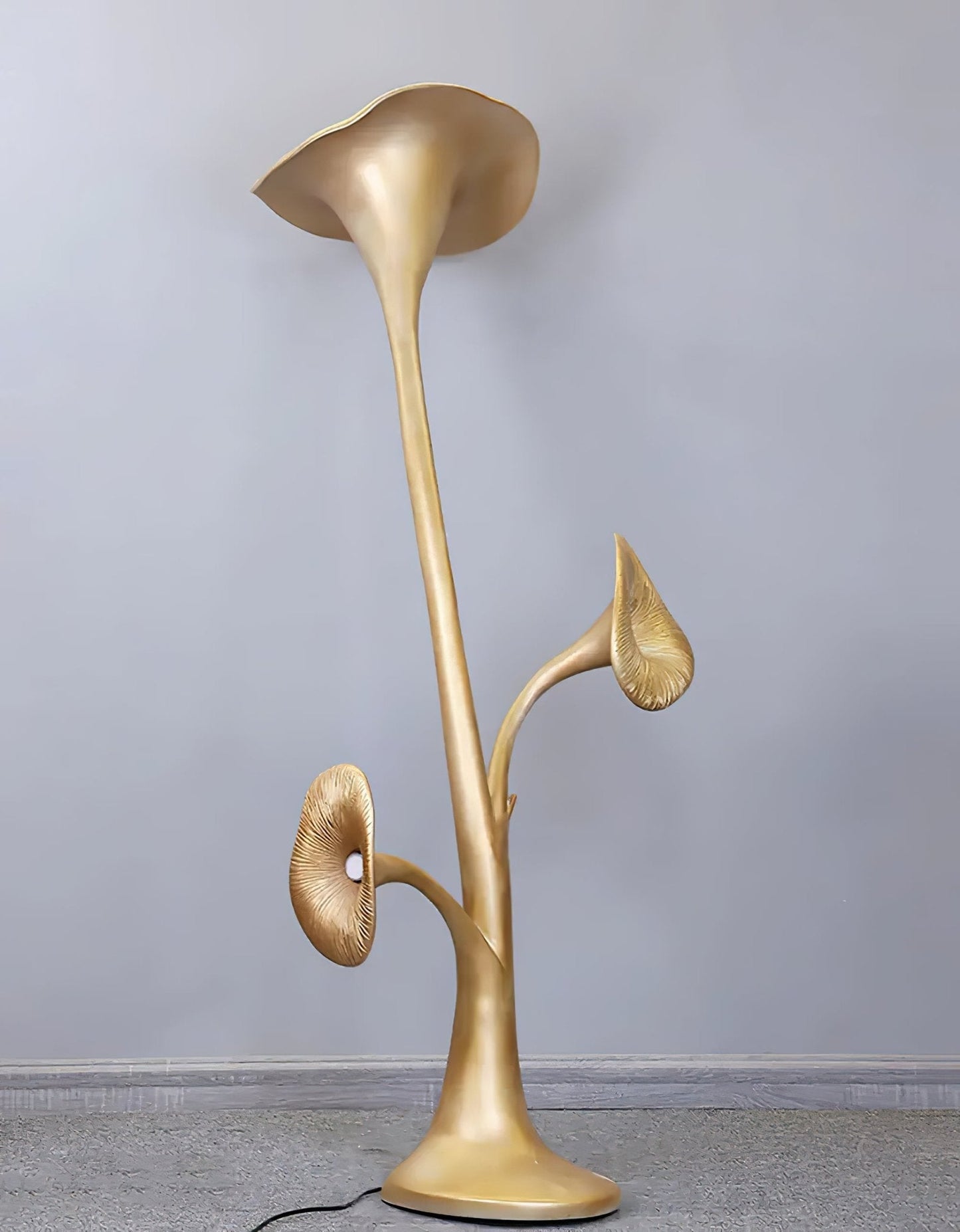 Petunia Sculpture Floor Lamp with Dimmable LED Light