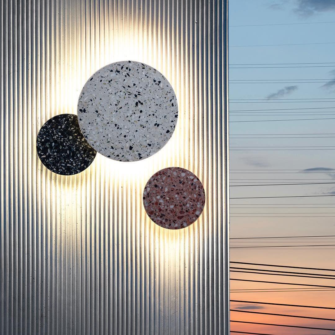 Pin Wall Lamp - Dimmable LED Terrazzo Wall Light, Indoor Use