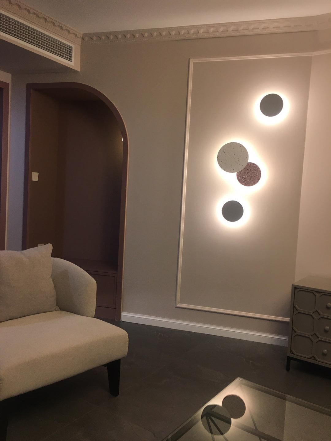 Pin Wall Lamp - Dimmable LED Terrazzo Wall Light, Indoor Use