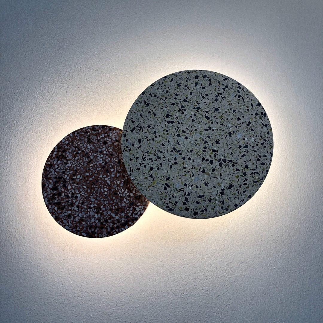 Pin Wall Lamp - Dimmable LED Terrazzo Wall Light, Indoor Use