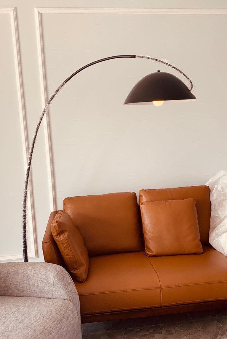 Verse Arc Floor Lamp - Scandinavian Design, LED, Black