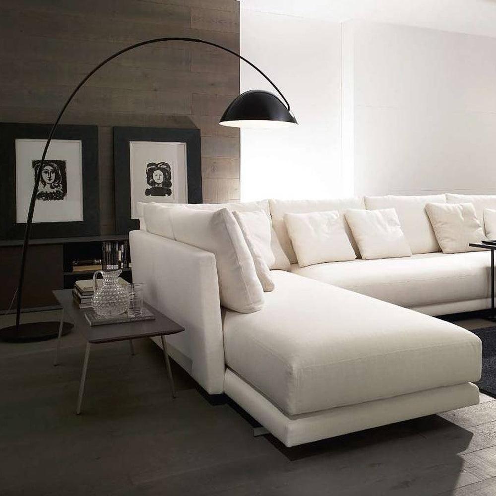 Verse Arc Floor Lamp - Scandinavian Design, LED, Black