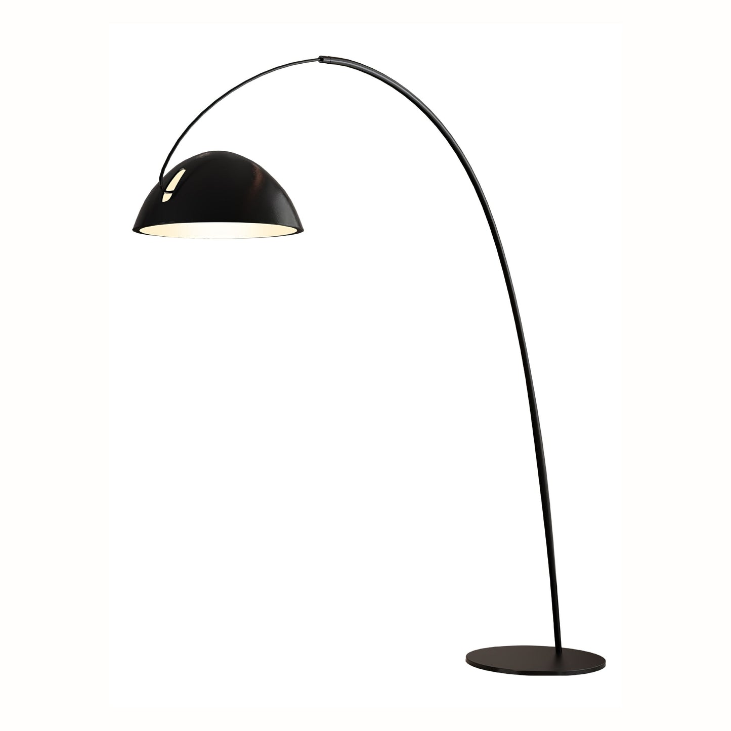 Verse Arc Floor Lamp - Scandinavian Design, LED, Black