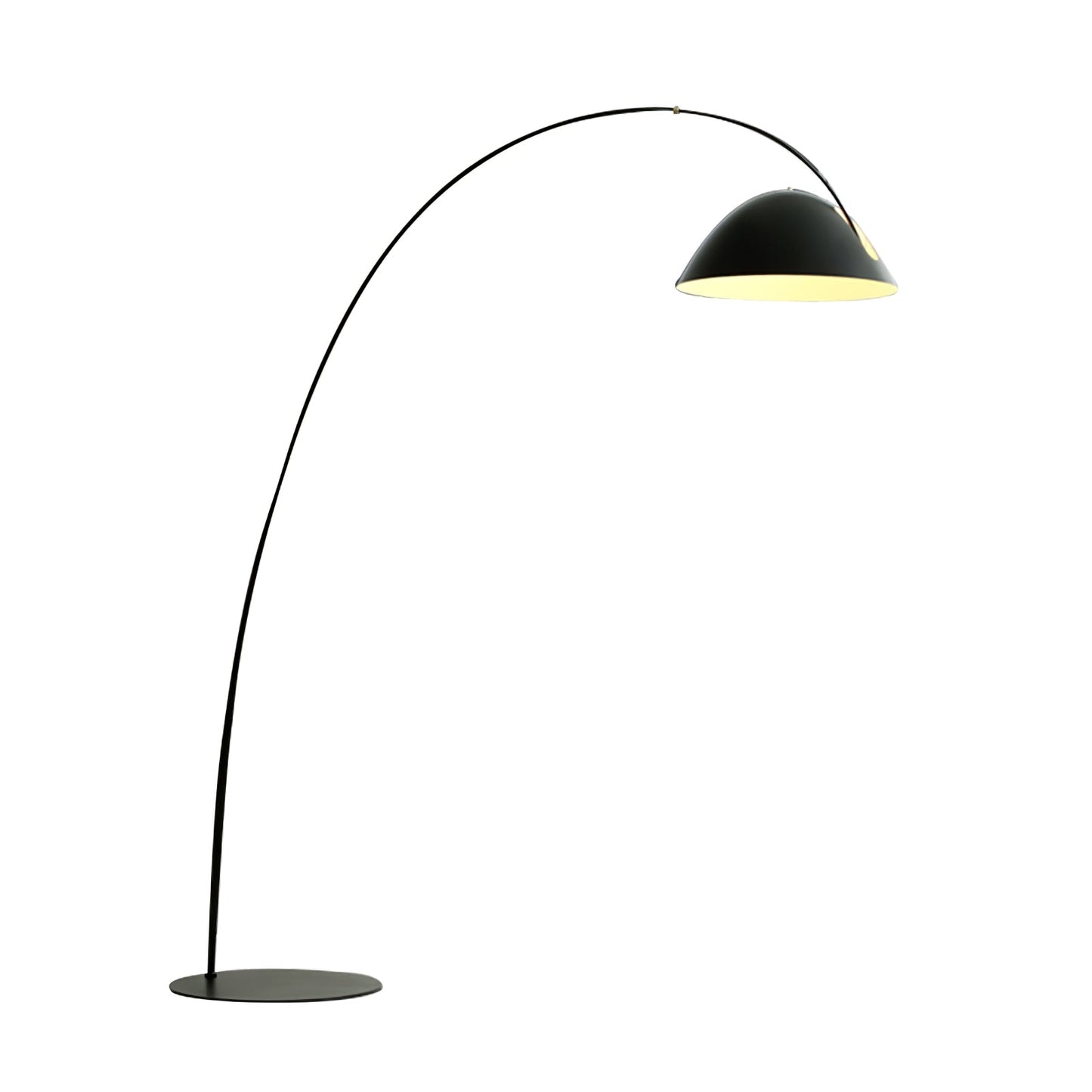 Verse Arc Floor Lamp - Scandinavian Design, LED, Black