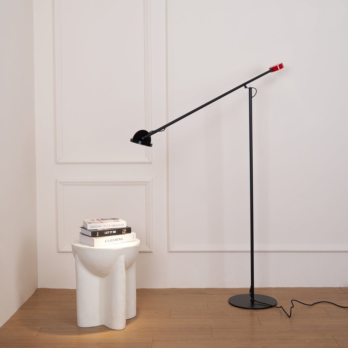 Precision Movement Floor Lamp with Adjustable LED Light