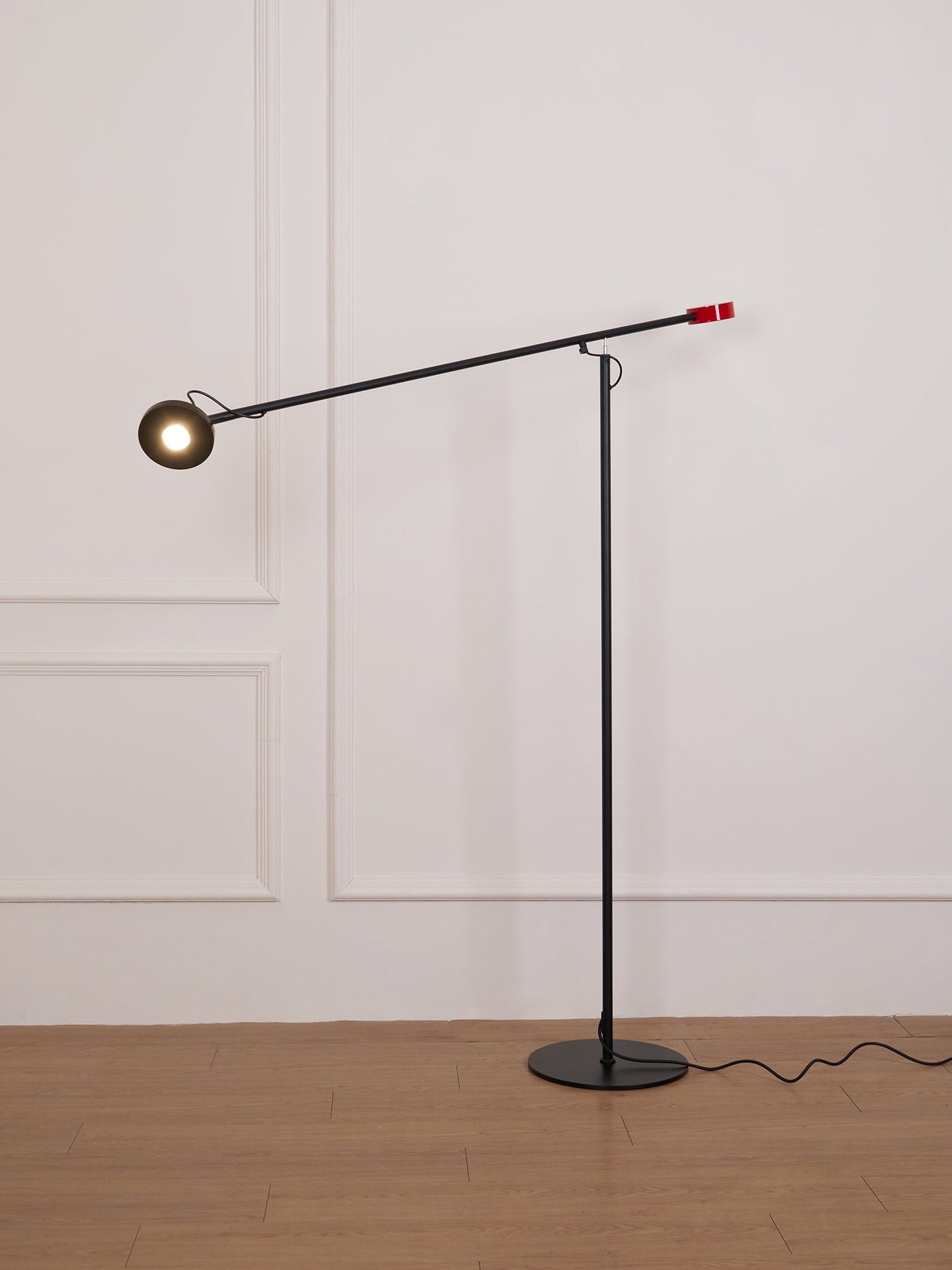 Precision Movement Floor Lamp with Adjustable LED Light