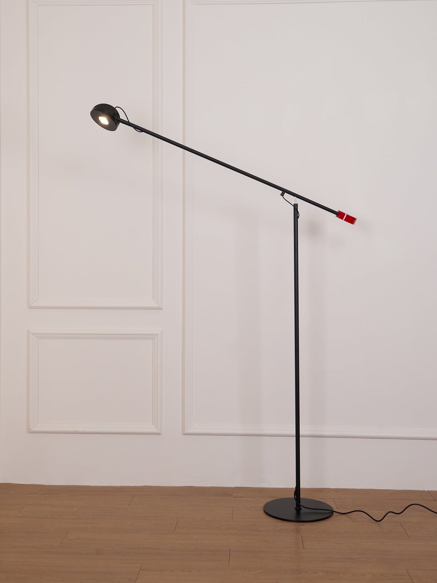 Precision Movement Floor Lamp with Adjustable LED Light