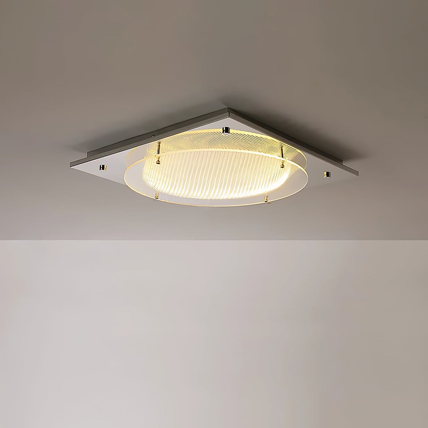 Prism Shield Wall Sconce with LED Light - Chrome Finish