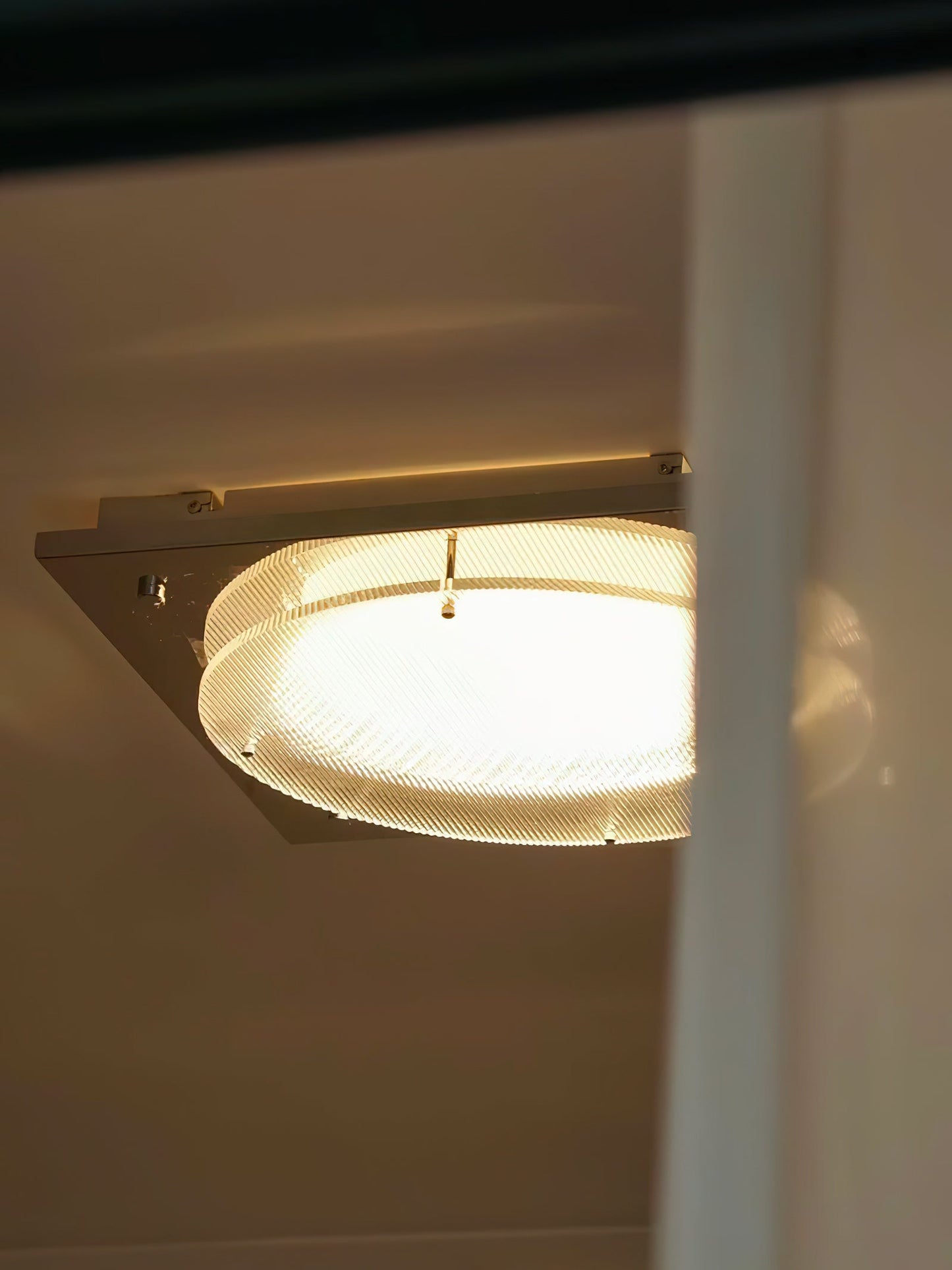 Prism Shield Wall Sconce with LED Light - Chrome Finish