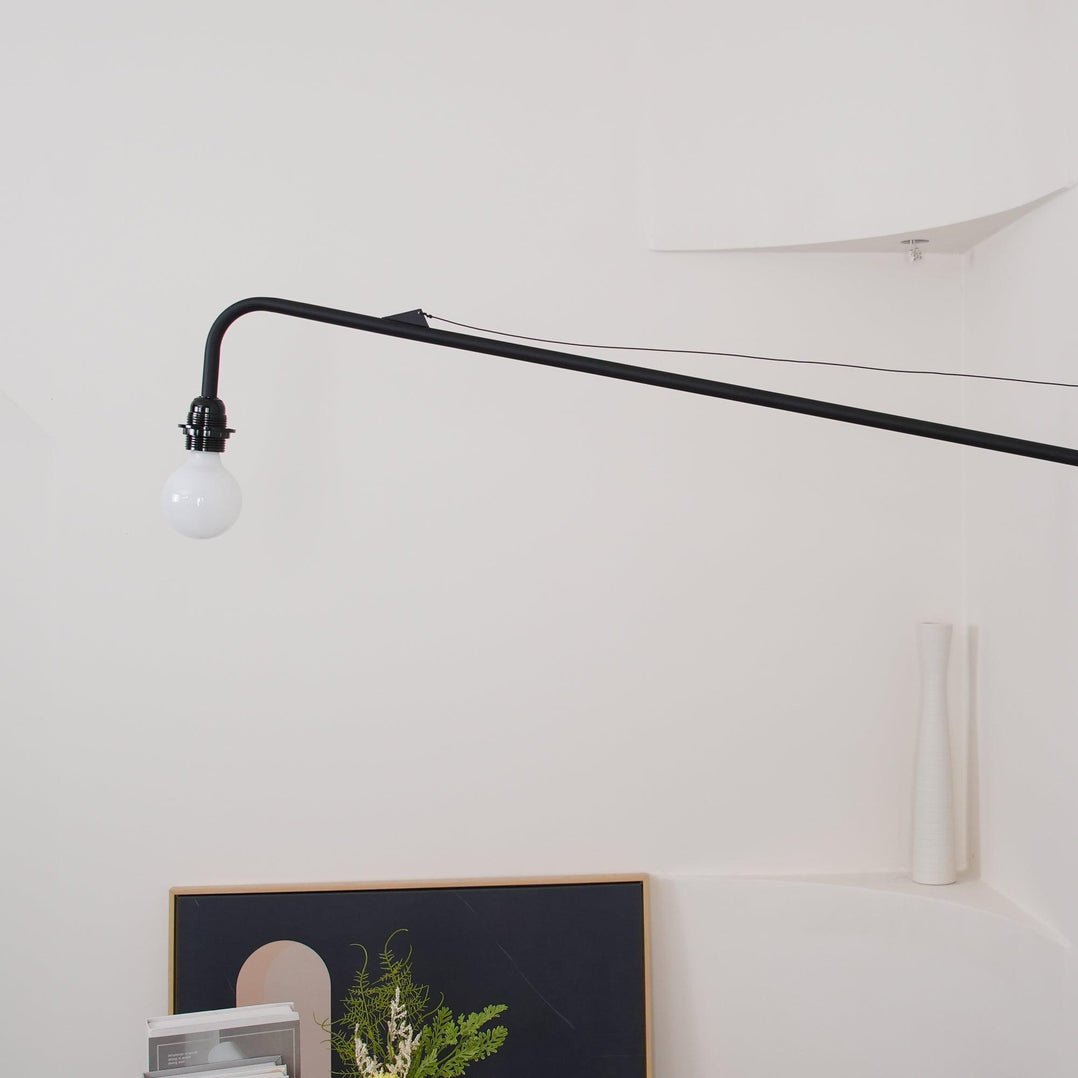 Prouve Petite Potence Wall Lamp LED Black Metal Indoor