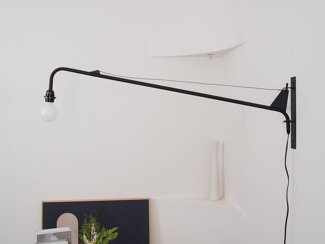 Prouve Petite Potence Wall Lamp LED Black Metal Indoor