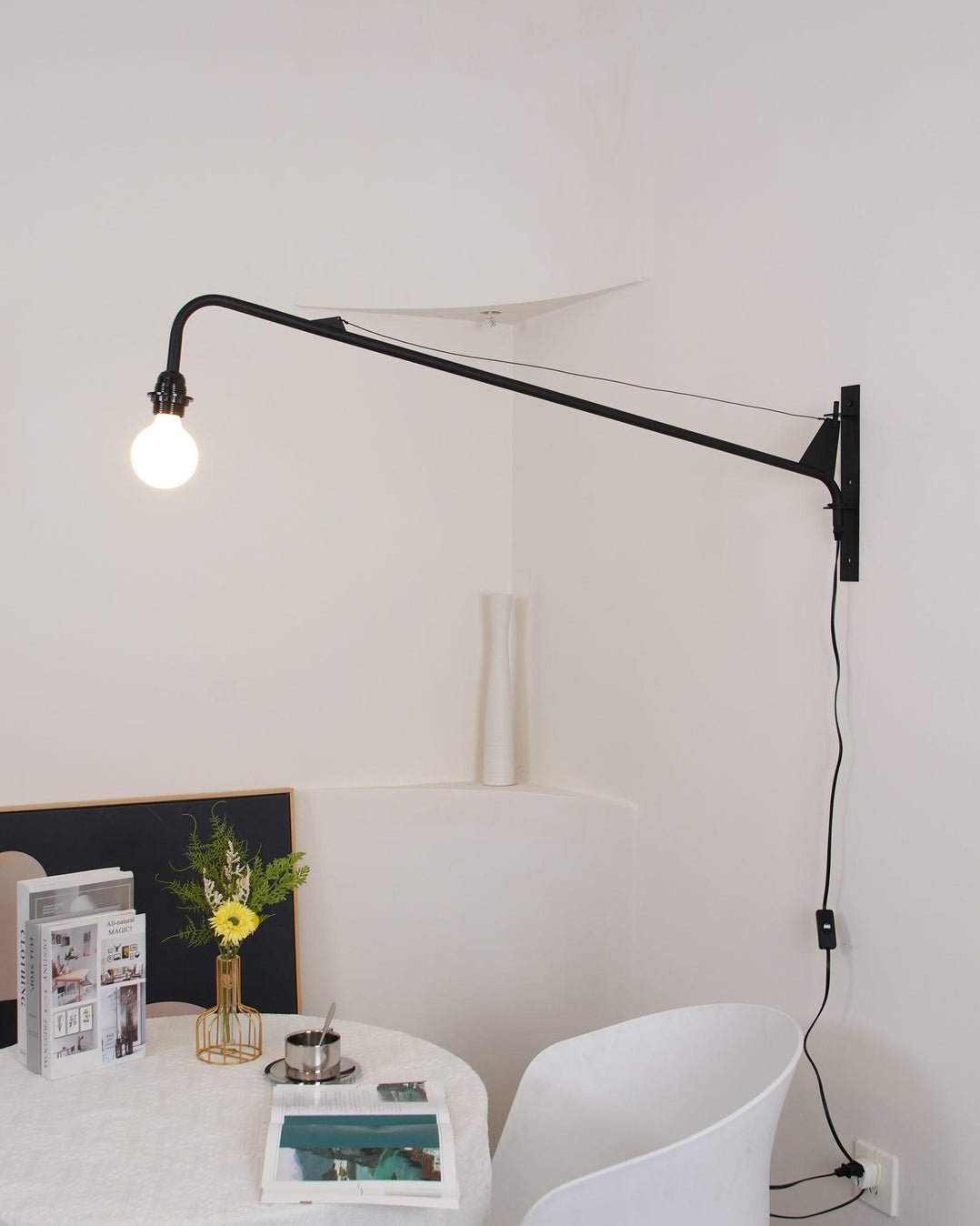 Prouve Petite Potence Wall Lamp LED Black Metal Indoor