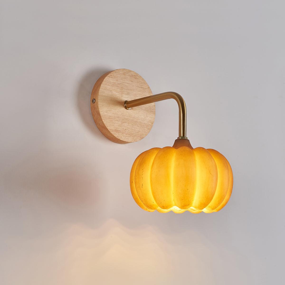 Pumpkin Wall Light - LED Indoor Decorative Lighting - Set of 2