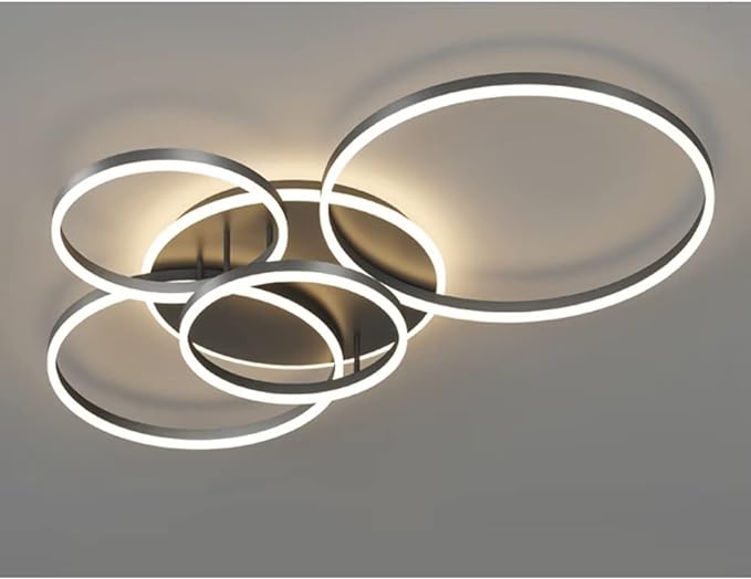 Modern Ceiling Light Black - Stylish LED Fixture for Home