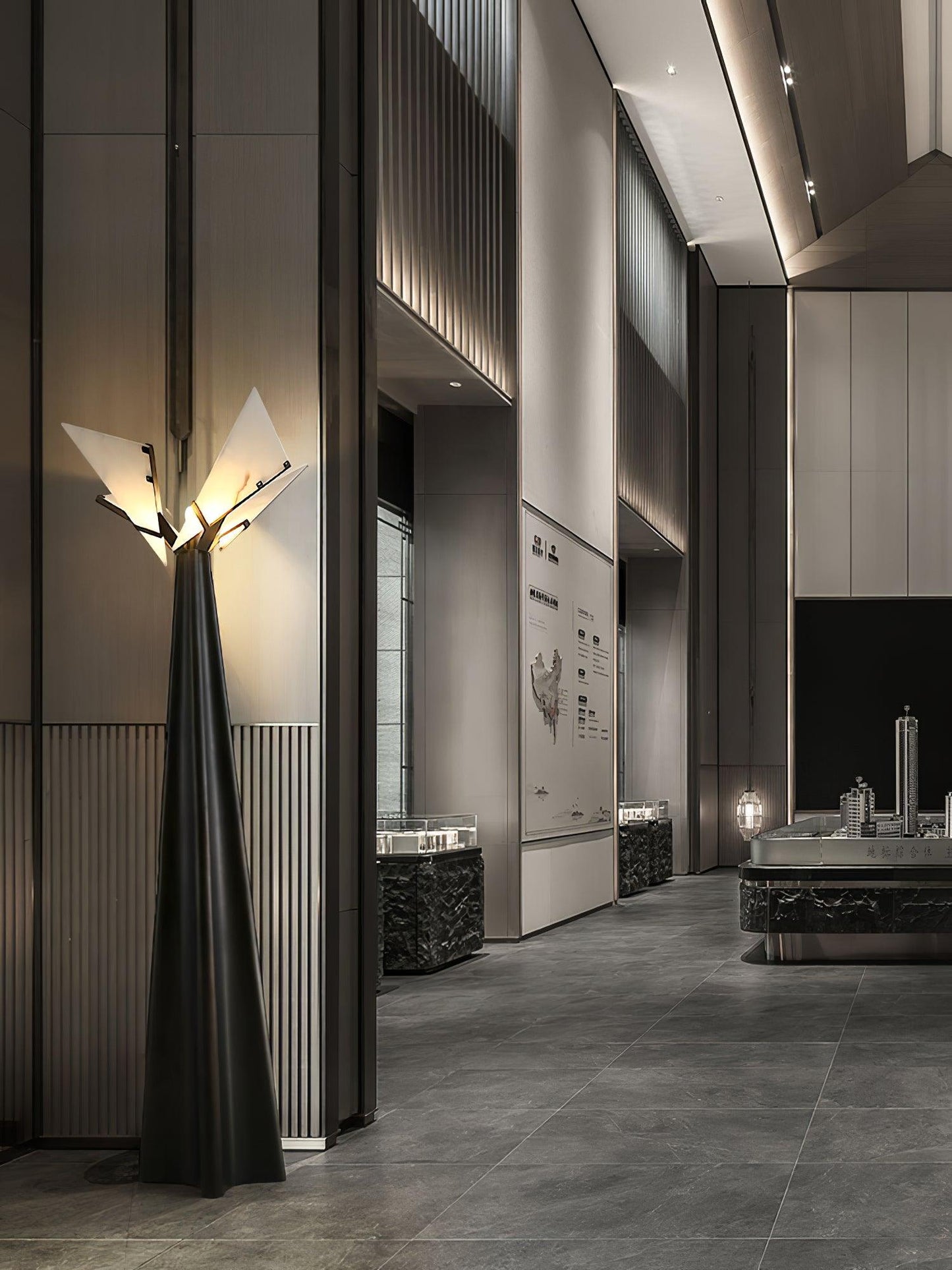 Religieuse Floor Lamp - Elegant LED Alabaster Design
