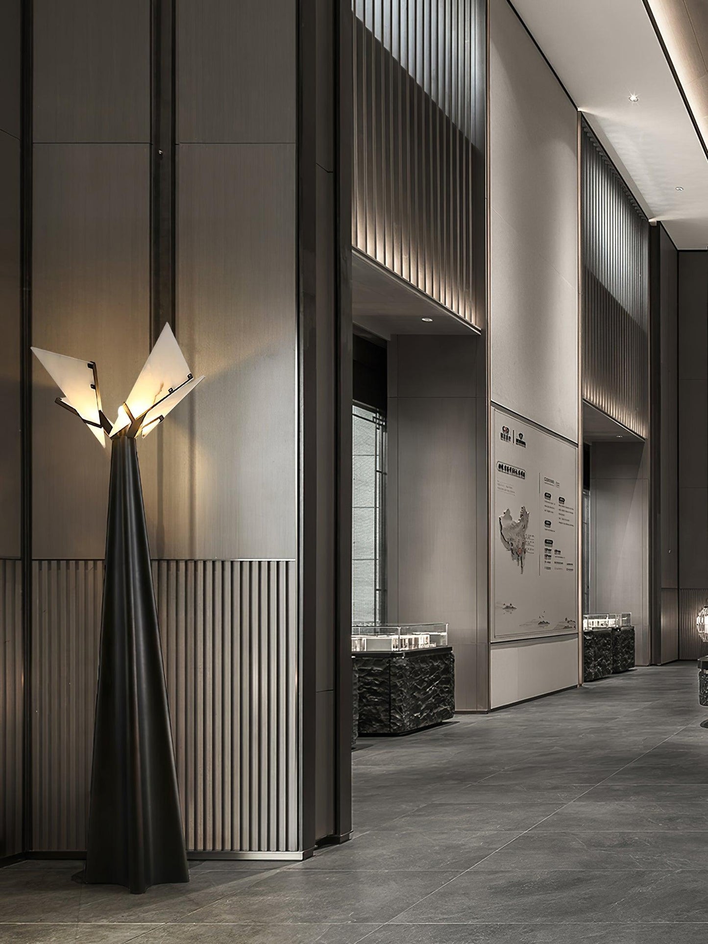 Religieuse Floor Lamp - Elegant LED Alabaster Design