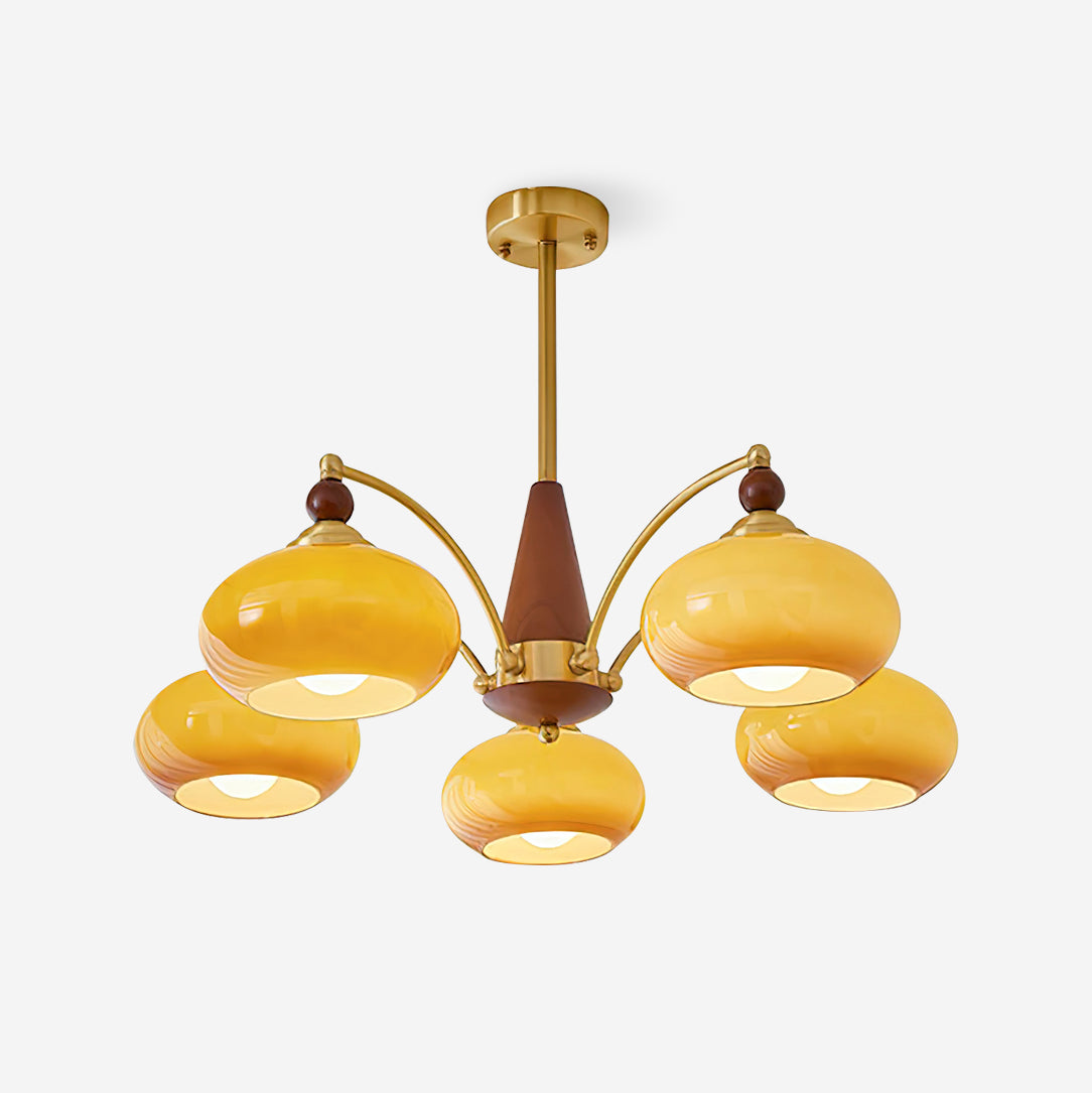 Retro Melodica Chandelier - Elegant LED Light Fixture