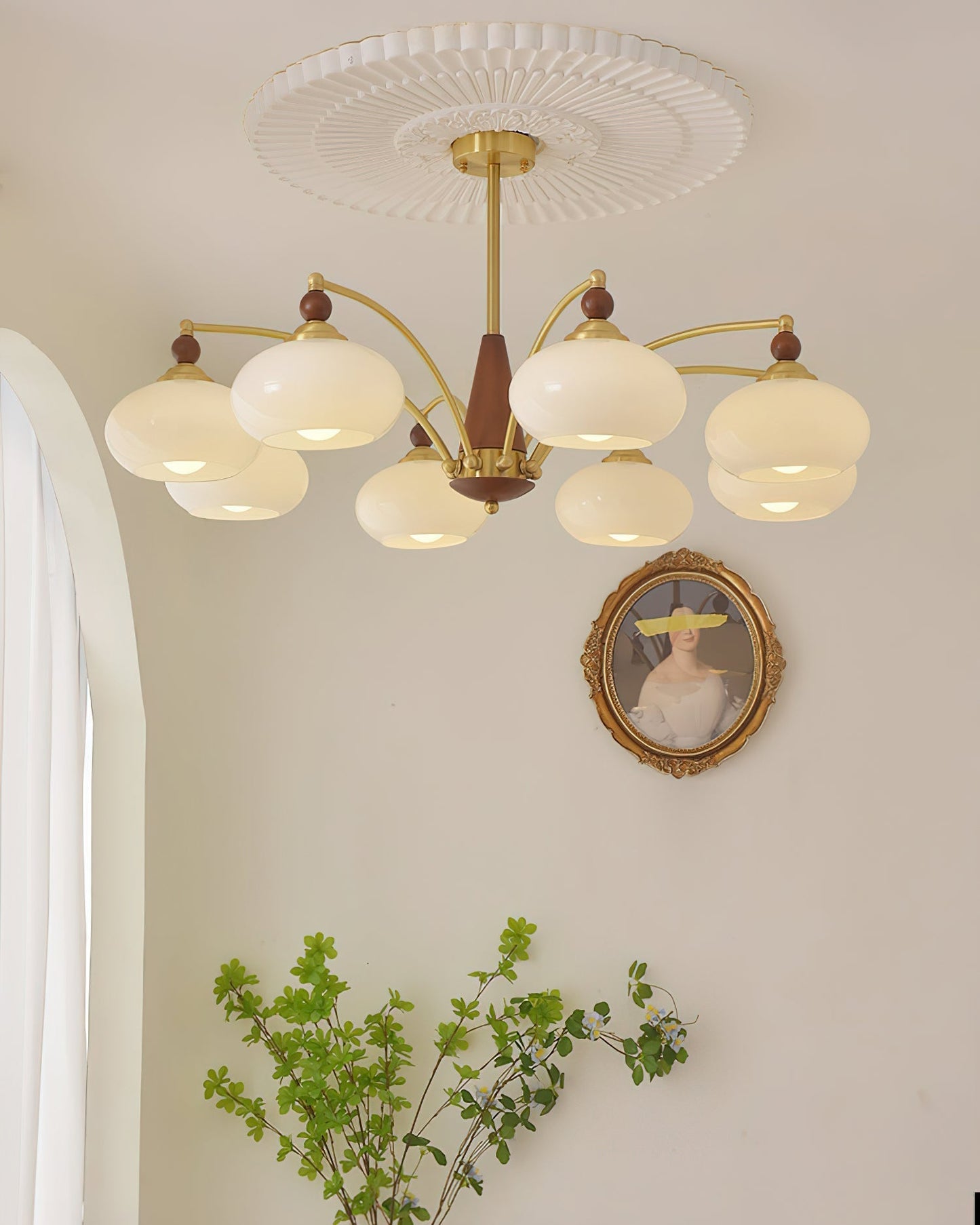 Retro Melodica Chandelier - Elegant LED Light Fixture