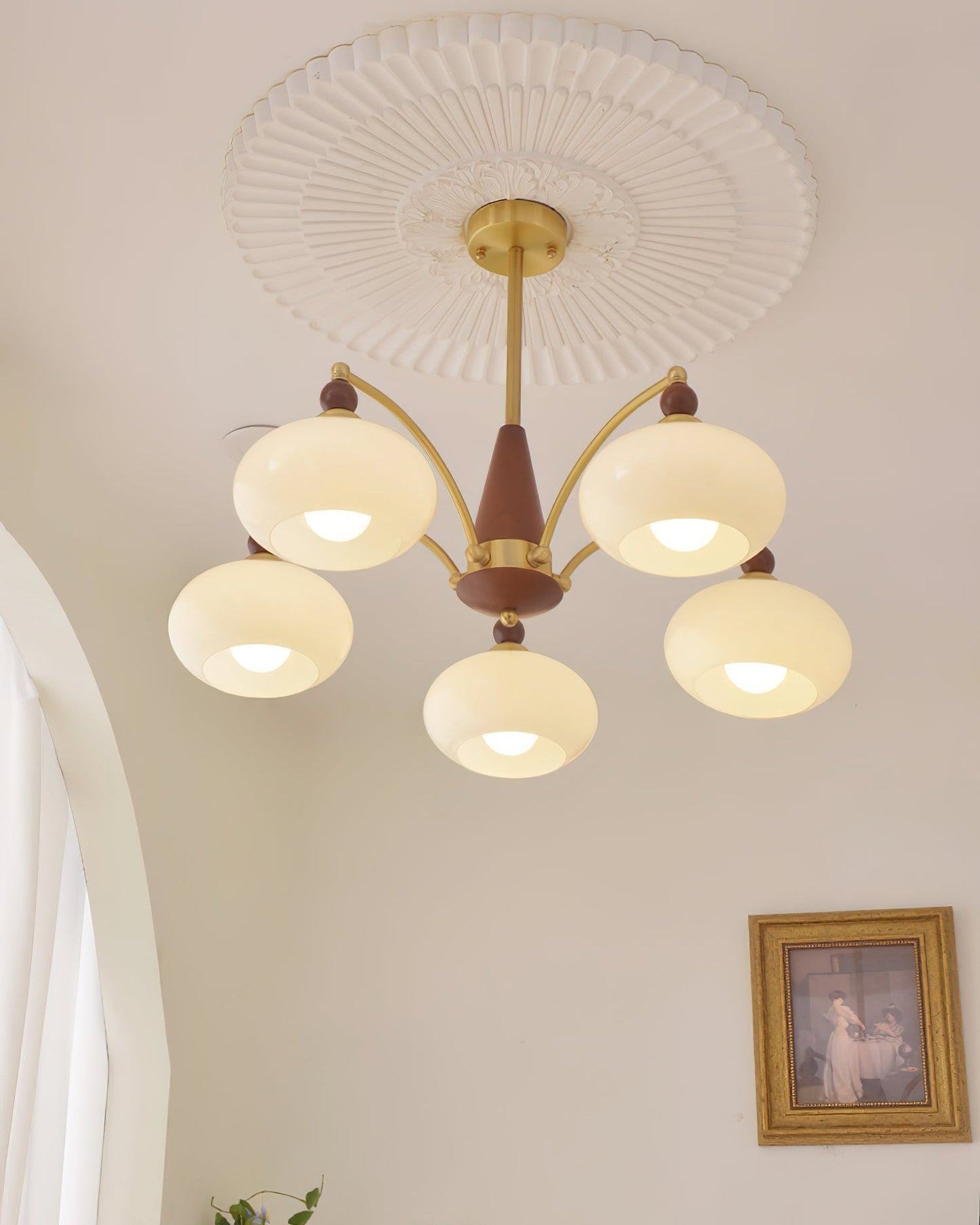 Retro Melodica Chandelier - Elegant LED Light Fixture
