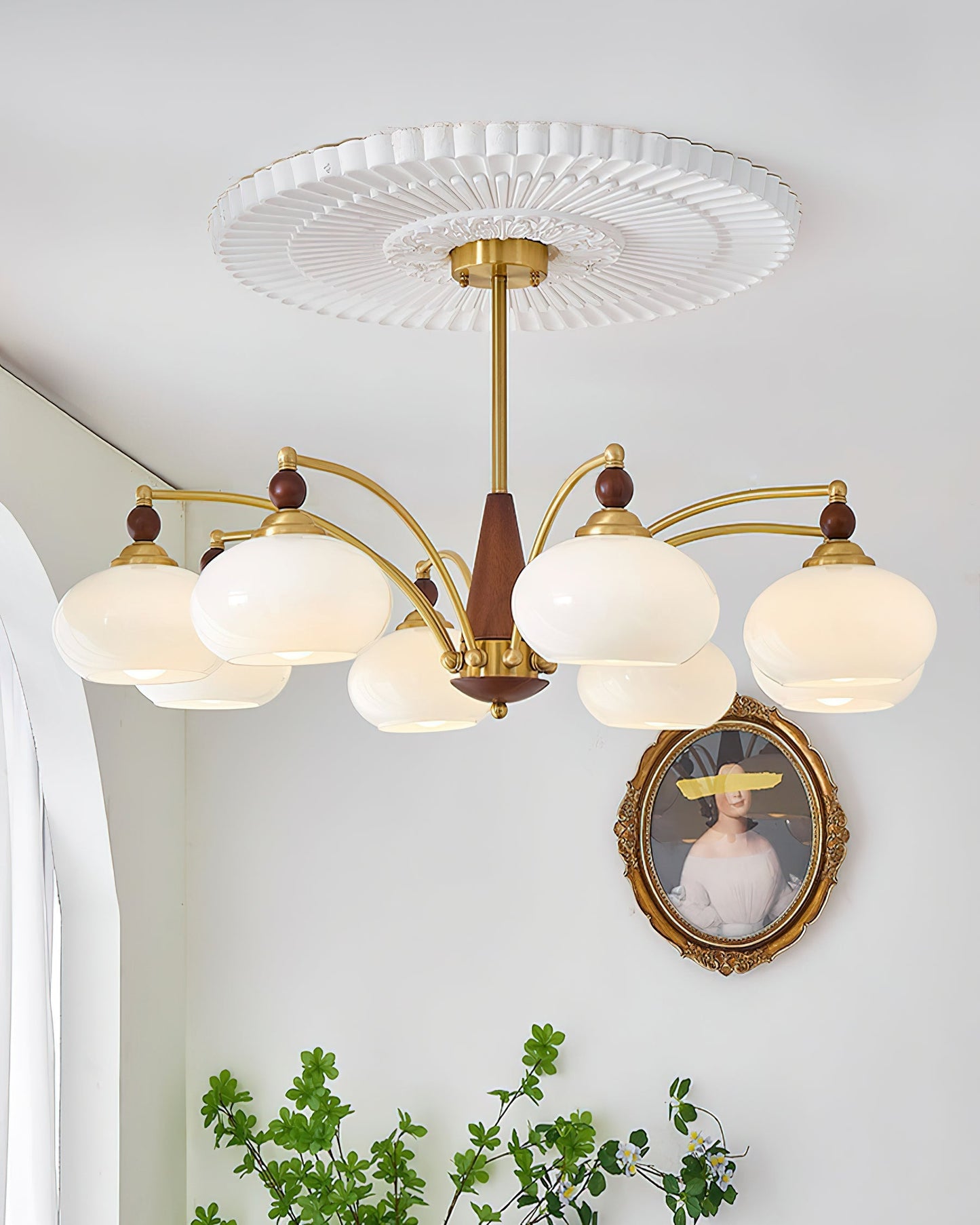 Retro Melodica Chandelier - Elegant LED Light Fixture