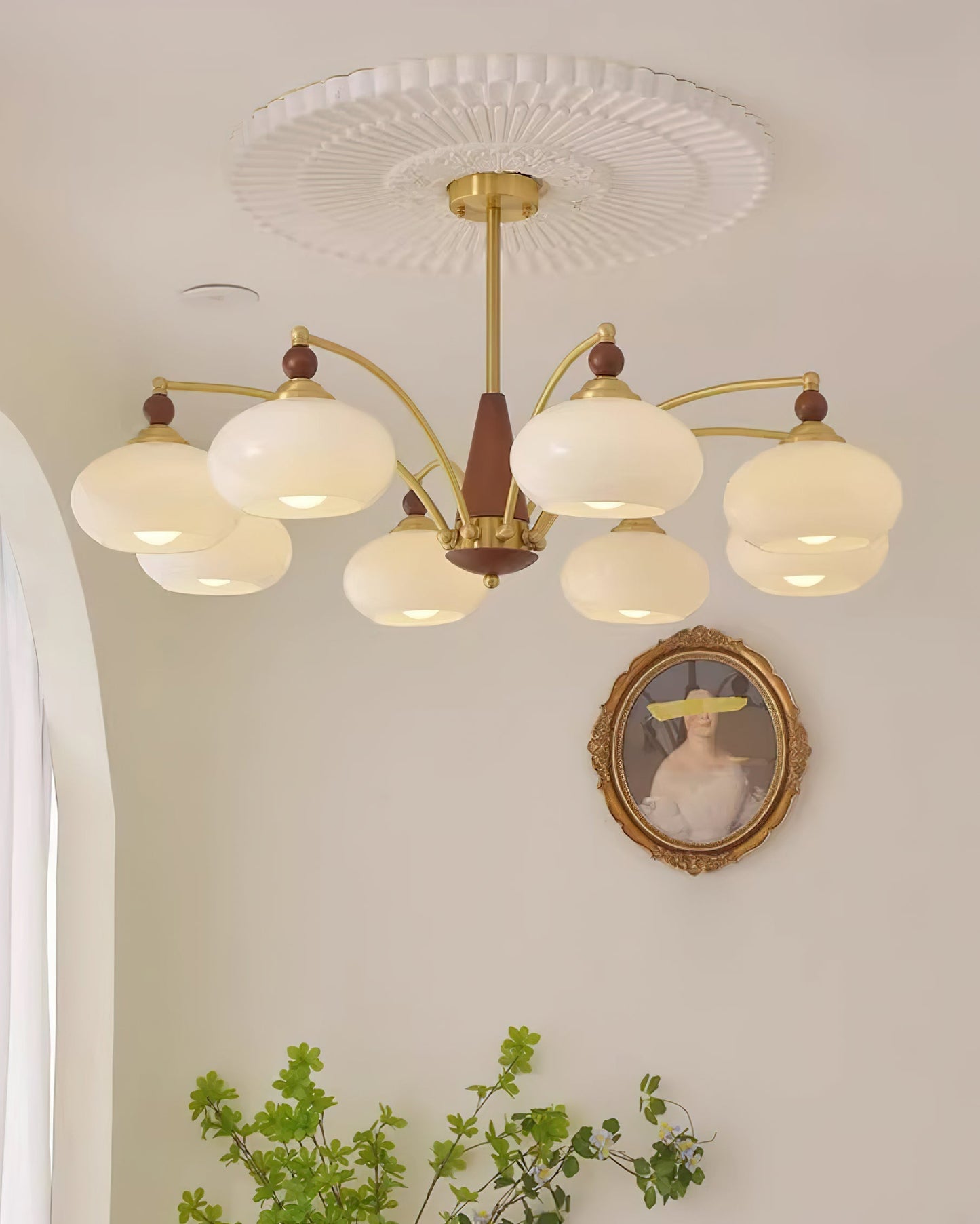 Retro Melodica Chandelier - Elegant LED Light Fixture