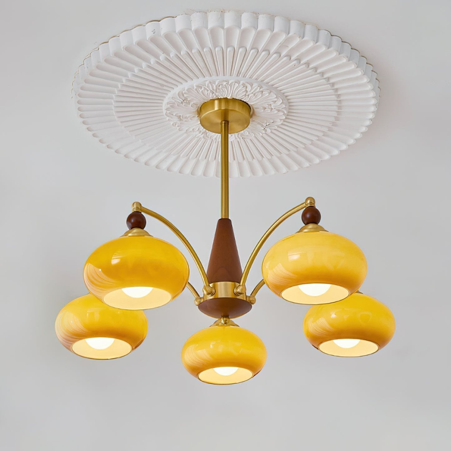 Retro Melodica Chandelier - Elegant LED Light Fixture