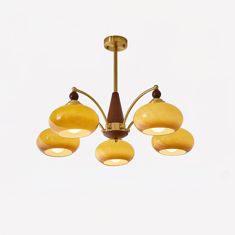 Retro Melodica Chandelier - Elegant LED Light Fixture