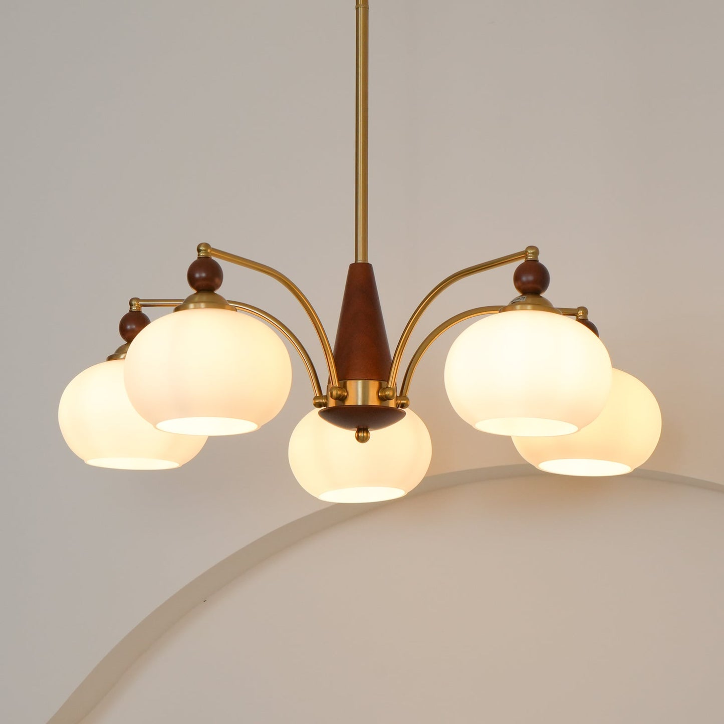 Retro Melodica Chandelier - Elegant LED Light Fixture