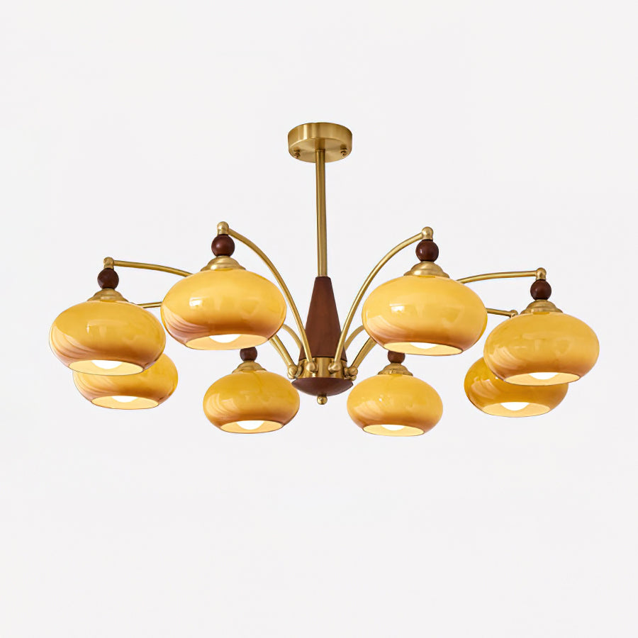 Retro Melodica Chandelier - Elegant LED Light Fixture