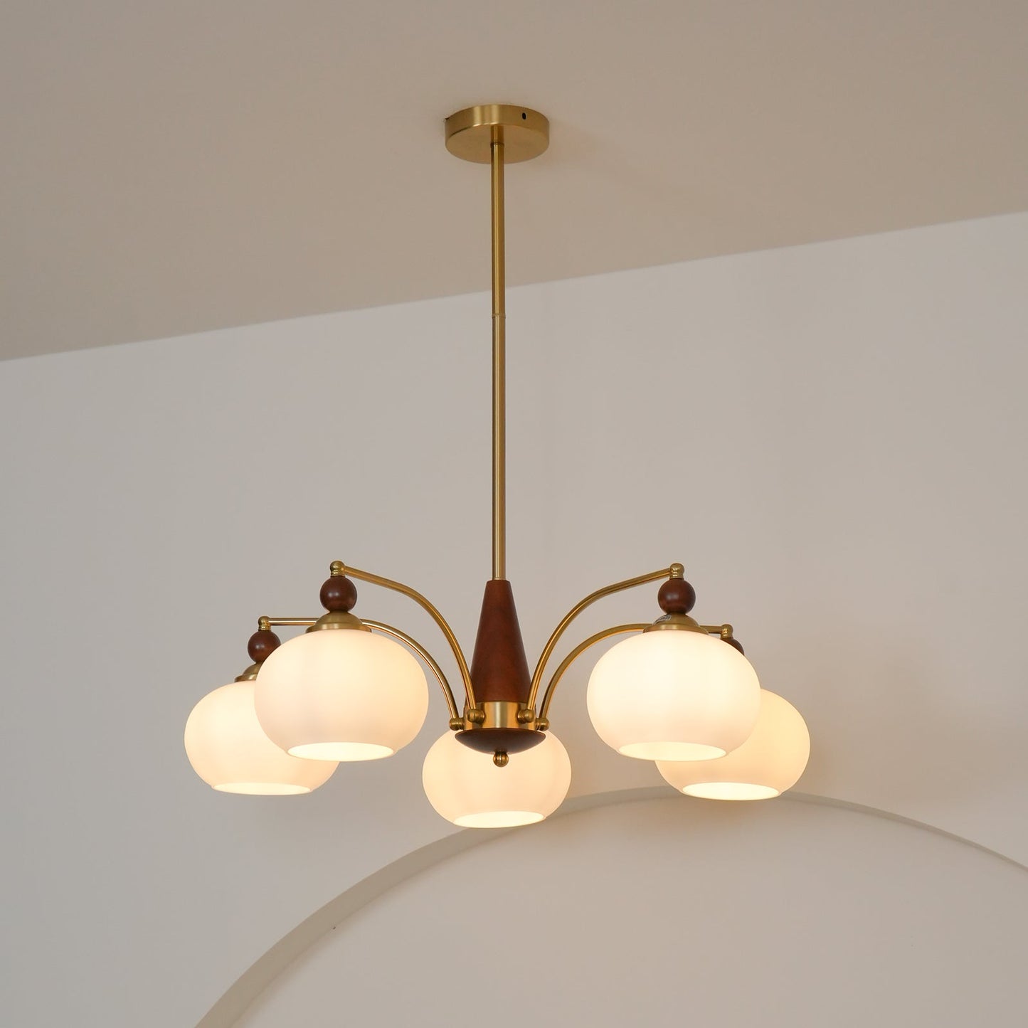 Retro Melodica Chandelier - Elegant LED Light Fixture