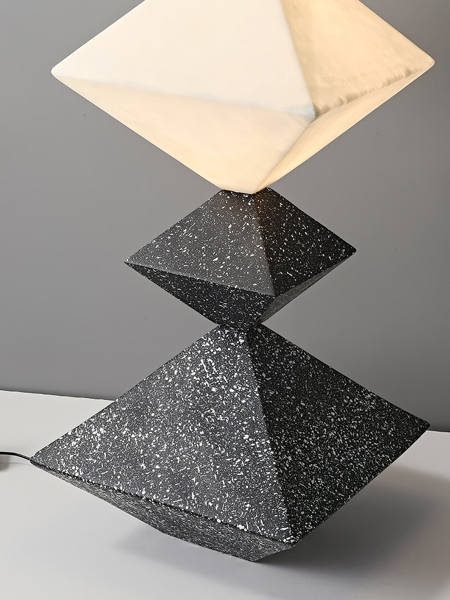 Rhombus Cube Floor Lamp with LED Light, Dimmable, Indoor