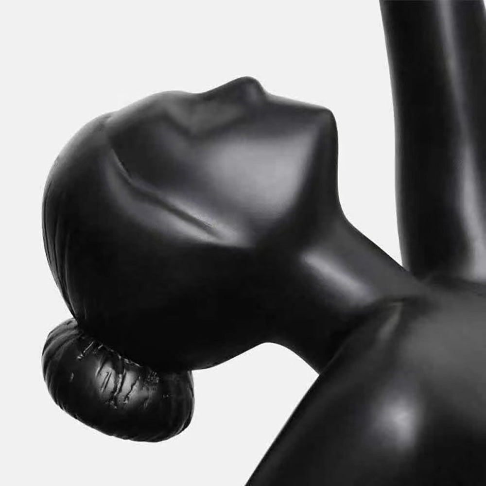 Rhythmic Gymnast Sculpture Floor Lamp LED Black Art Design