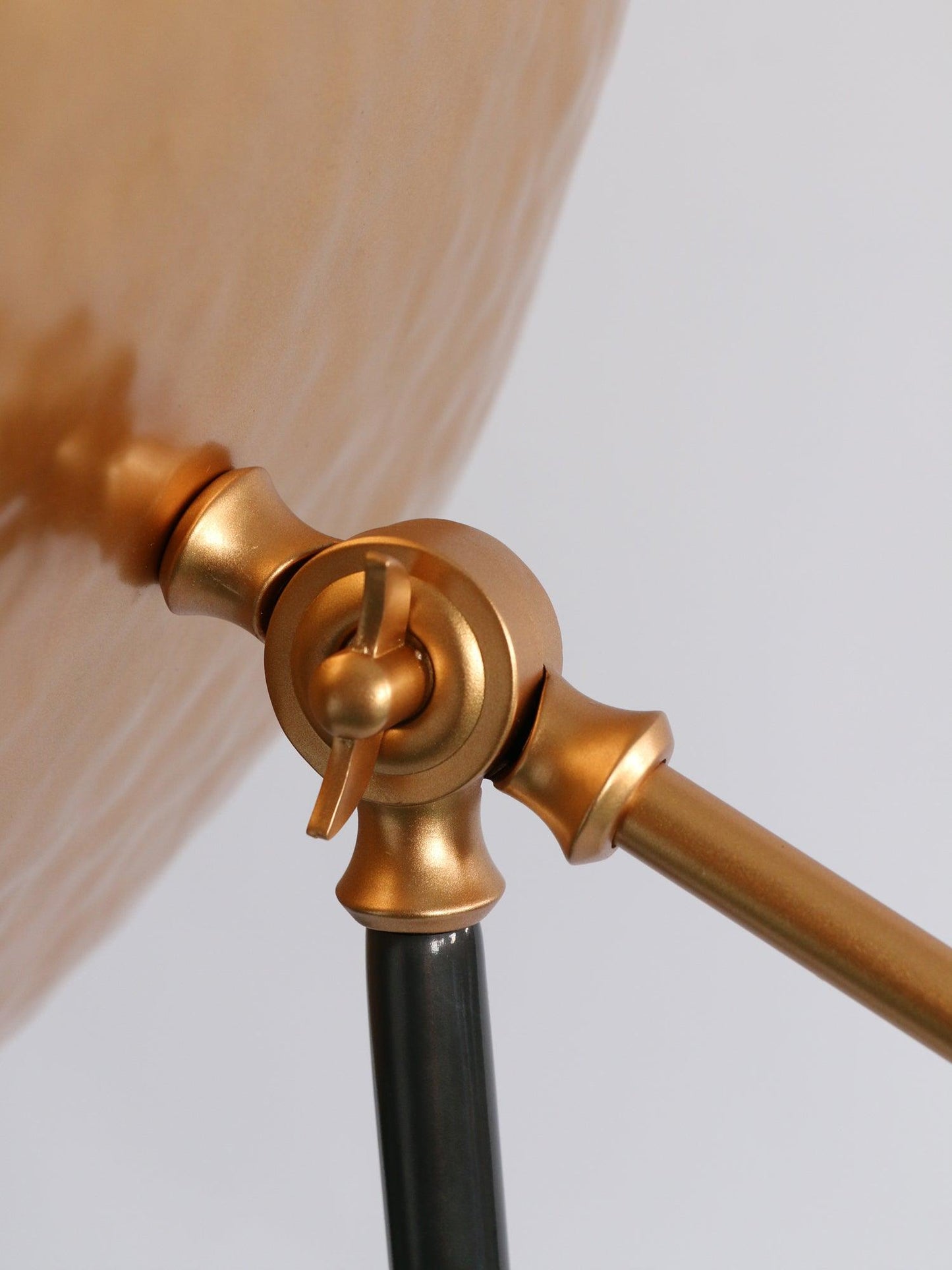 Ribot Floor Lamp LED Indoor Tripod Light - Gold Metal Design