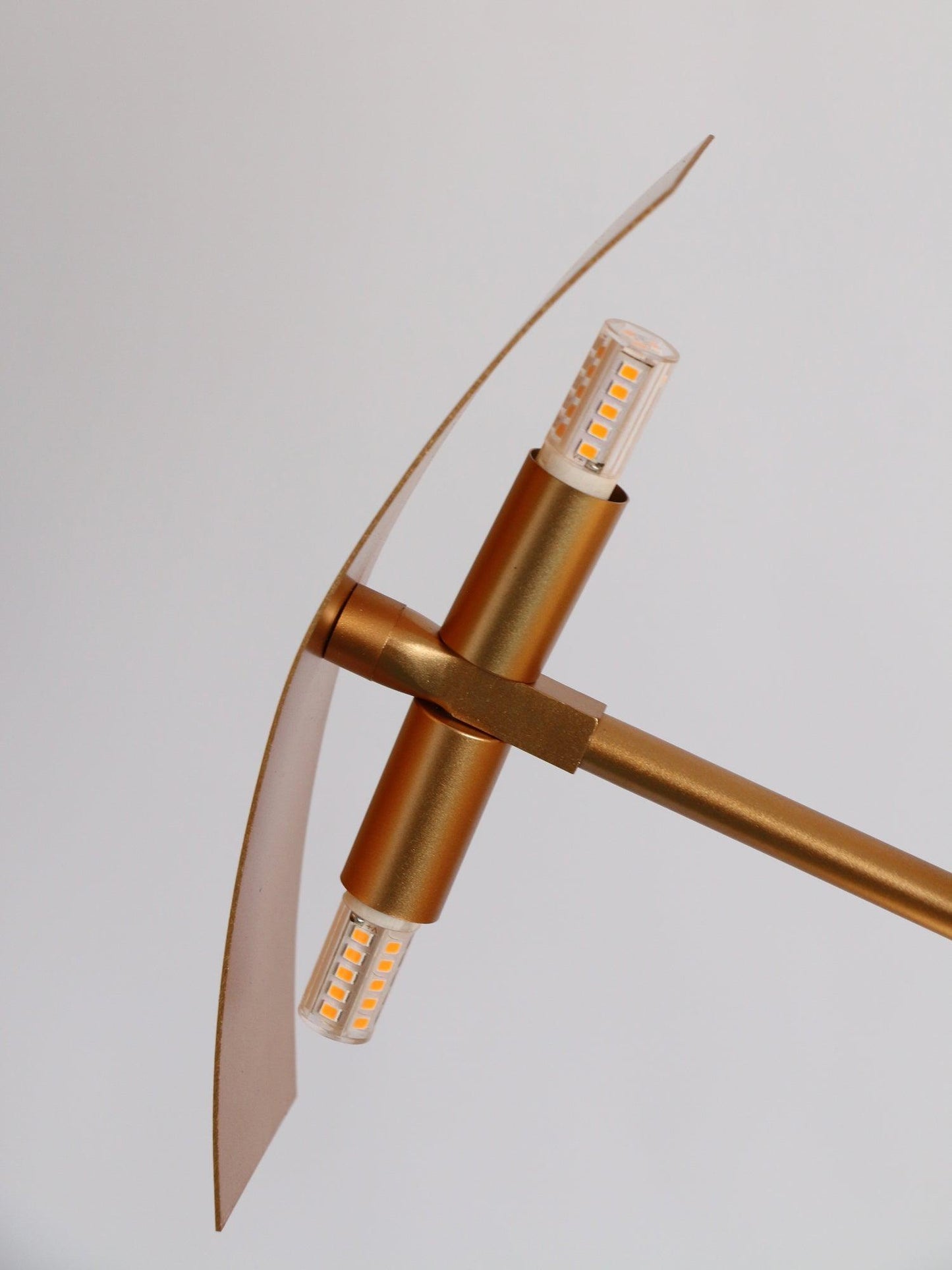Ribot Floor Lamp LED Indoor Tripod Light - Gold Metal Design