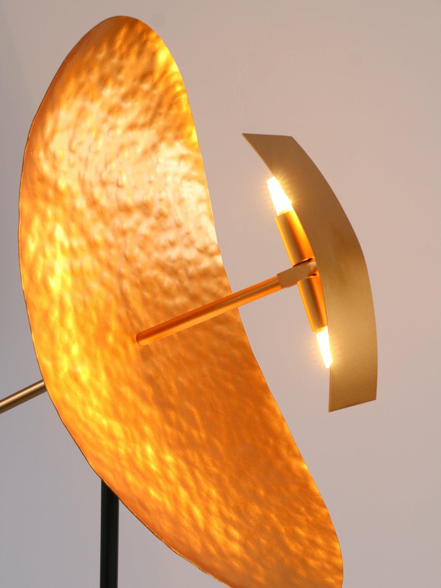 Ribot Floor Lamp LED Indoor Tripod Light - Gold Metal Design
