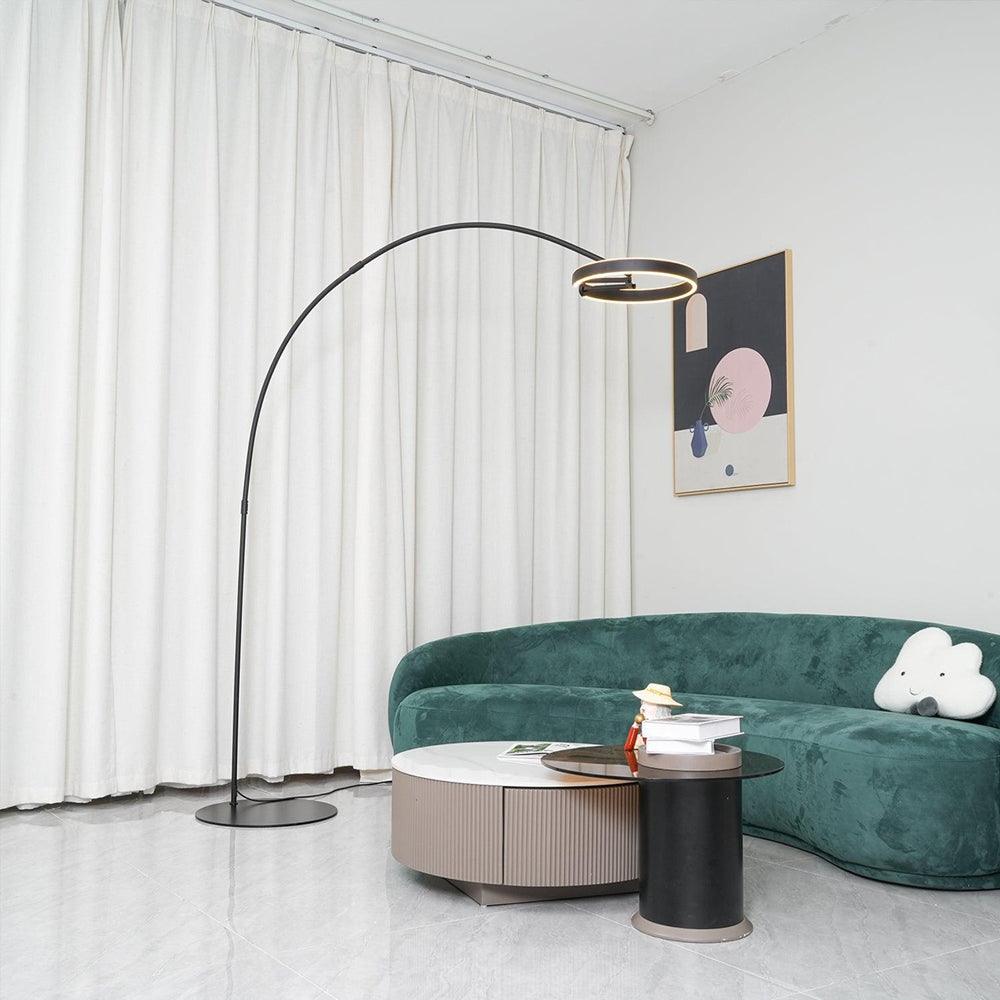 Ring Floor Light with LED, Adjustable Height, Indoor Use