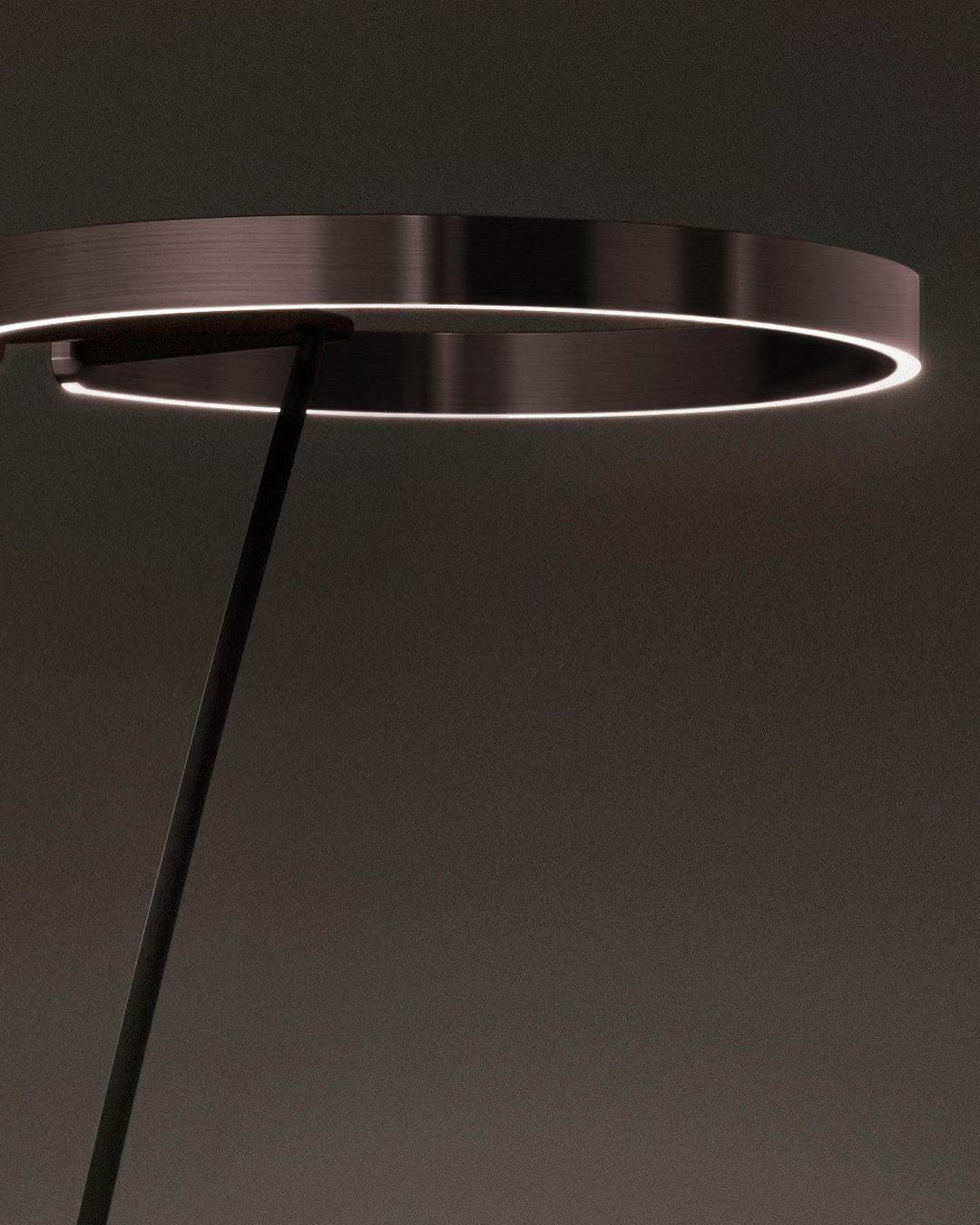 Ring Floor Light with LED, Adjustable Height, Indoor Use