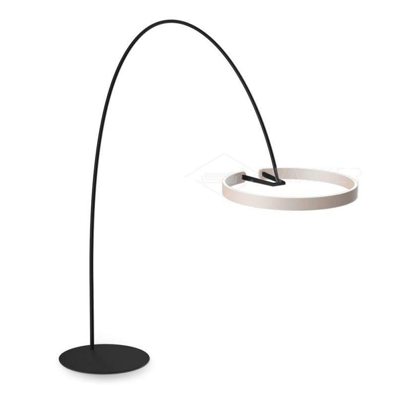Ring Floor Light with LED, Adjustable Height, Indoor Use