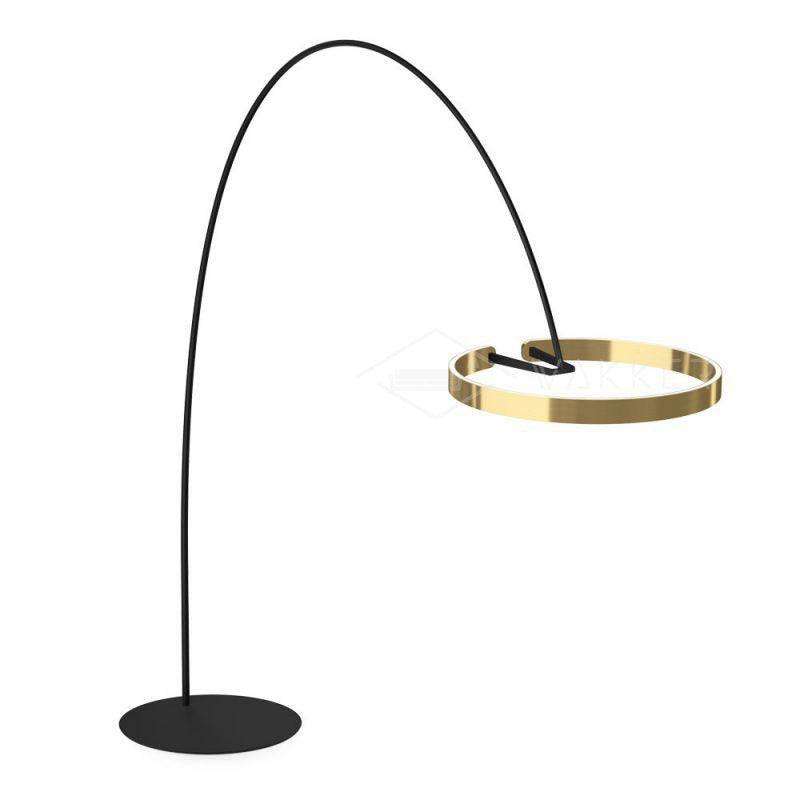 Ring Floor Light with LED, Adjustable Height, Indoor Use