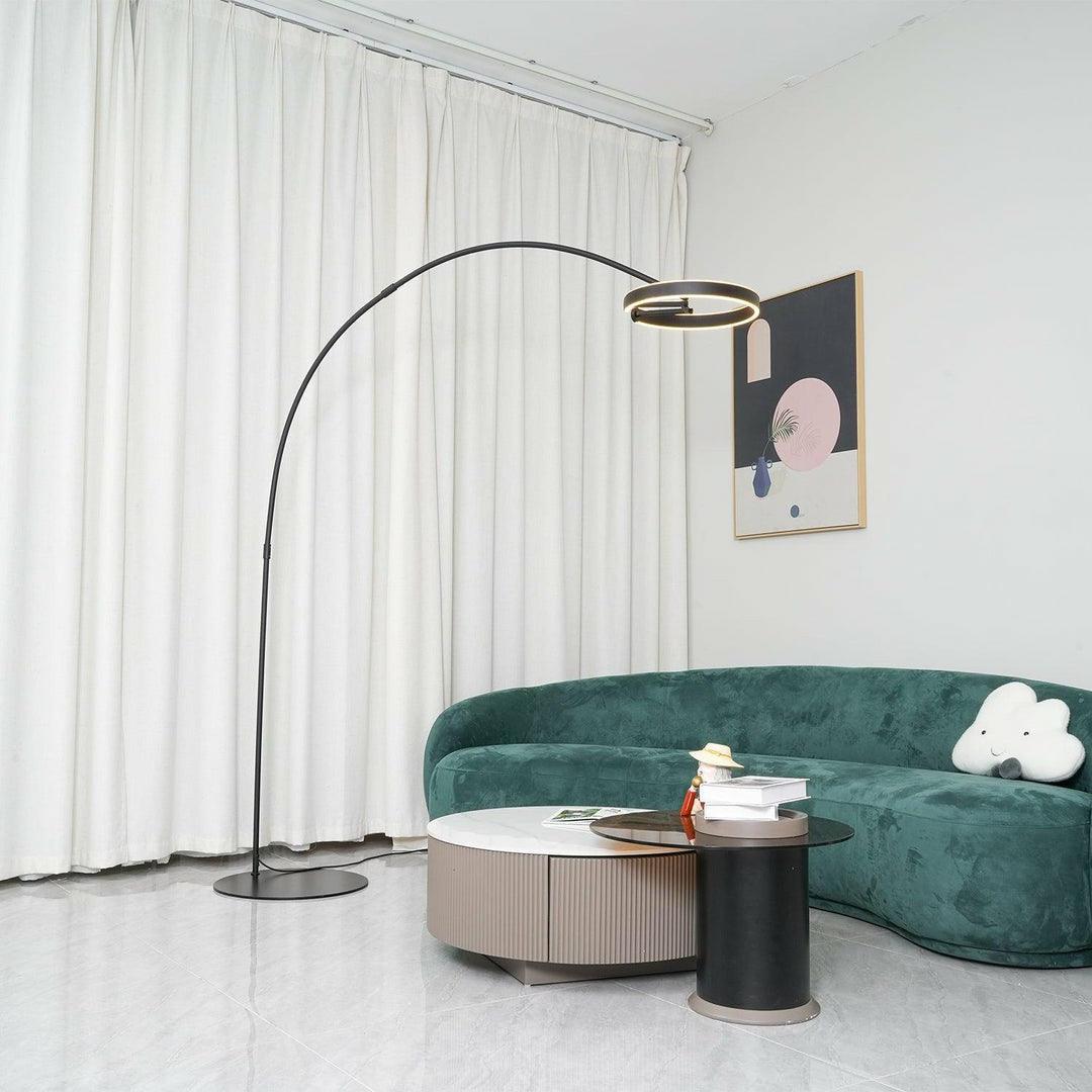 Ring Floor Light with LED, Adjustable Height, Indoor Use
