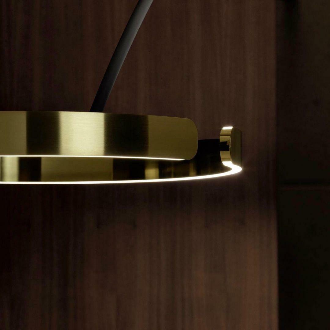 Ring Floor Light with LED, Adjustable Height, Indoor Use