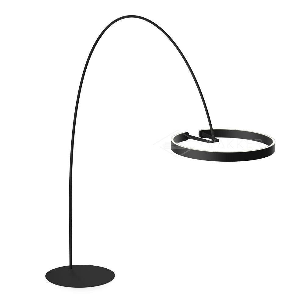 Ring Floor Light with LED, Adjustable Height, Indoor Use