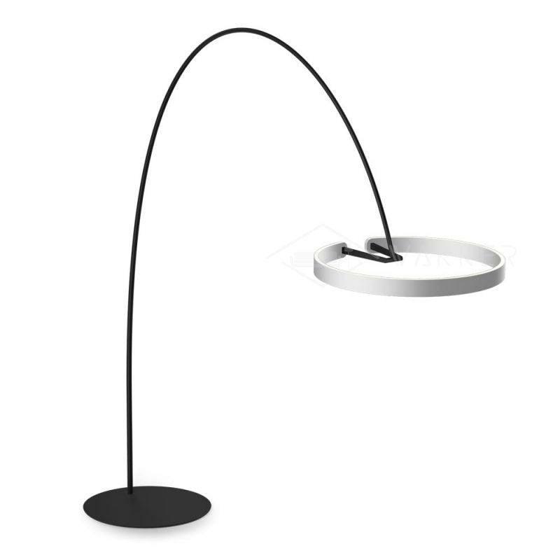 Ring Floor Light with LED, Adjustable Height, Indoor Use