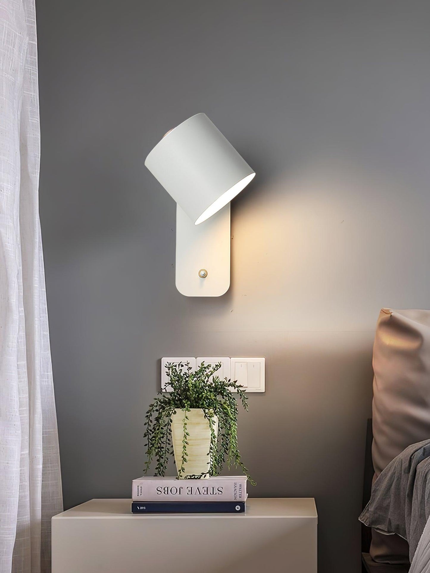 Rotatable Cylinder Wall Lamp LED Indoor Lighting Fixture