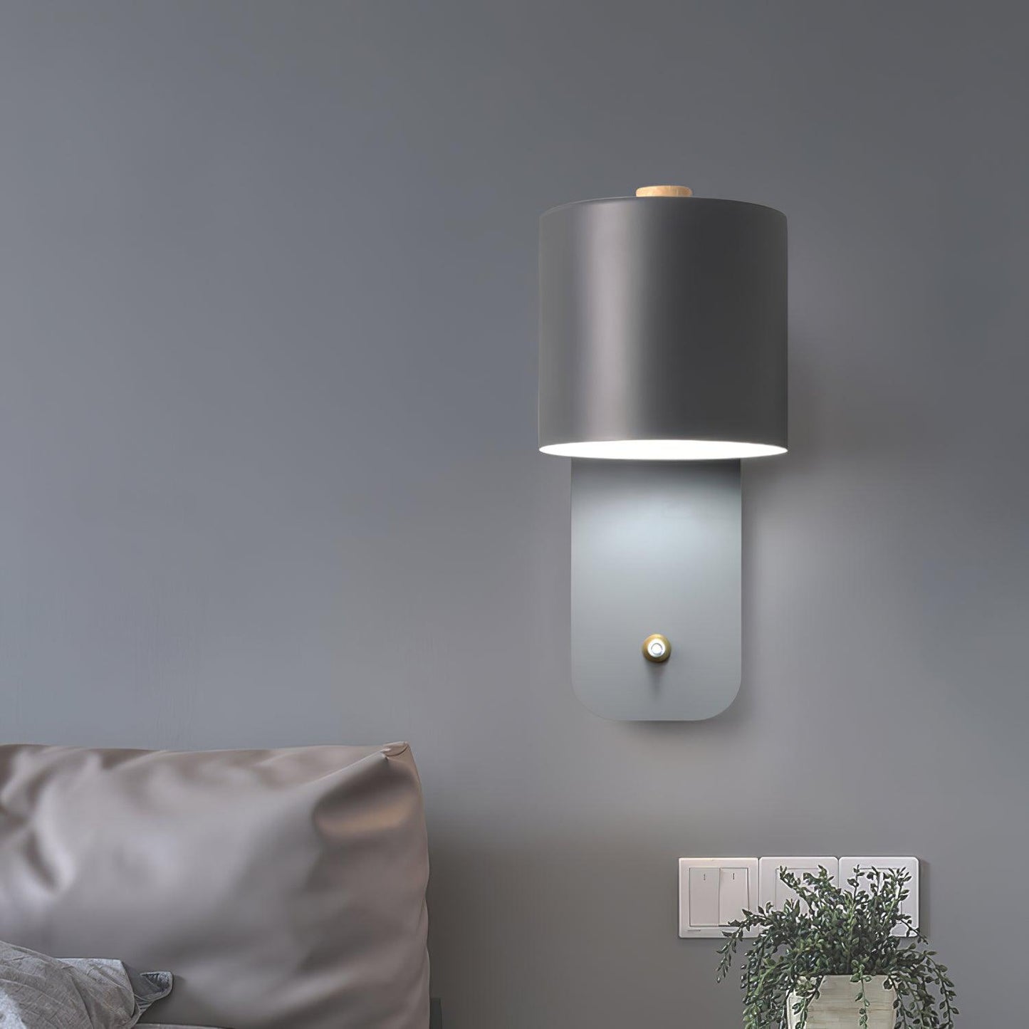 Rotatable Cylinder Wall Lamp LED Indoor Lighting Fixture