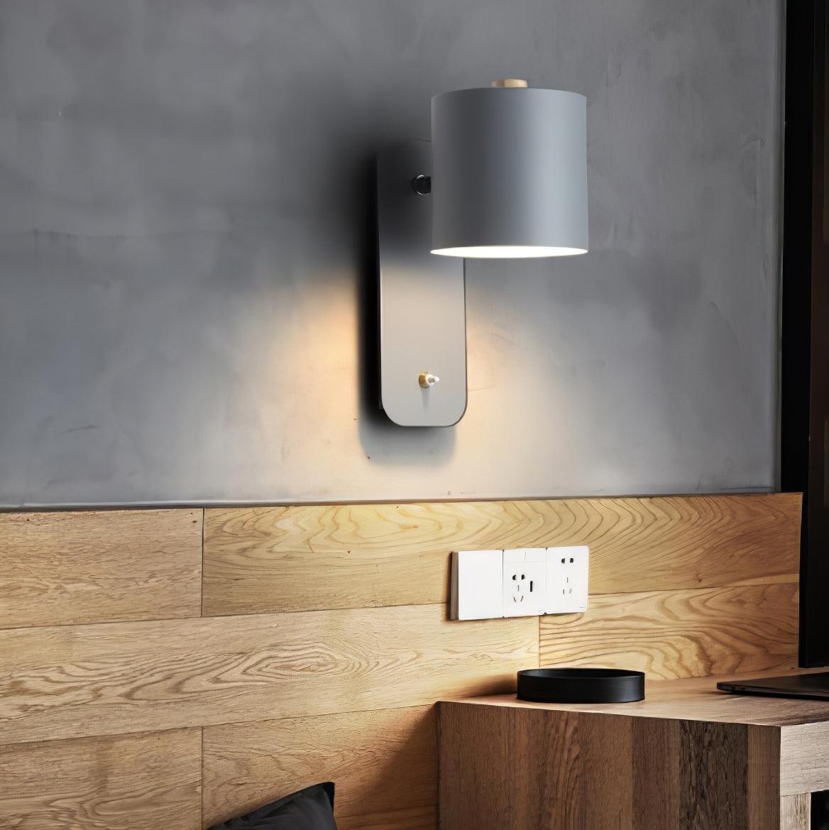 Rotatable Cylinder Wall Lamp LED Indoor Lighting Fixture