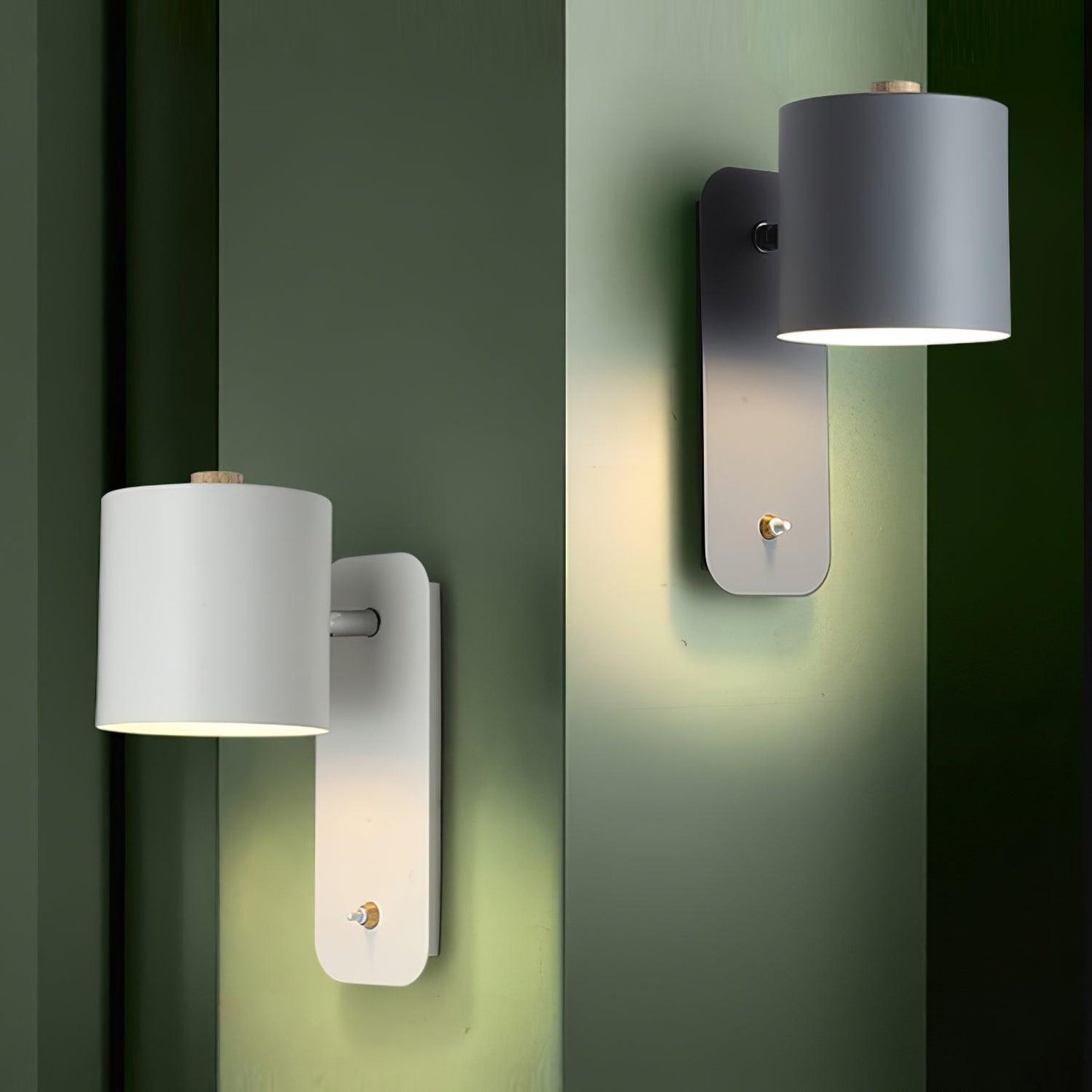 Rotatable Cylinder Wall Lamp LED Indoor Lighting Fixture