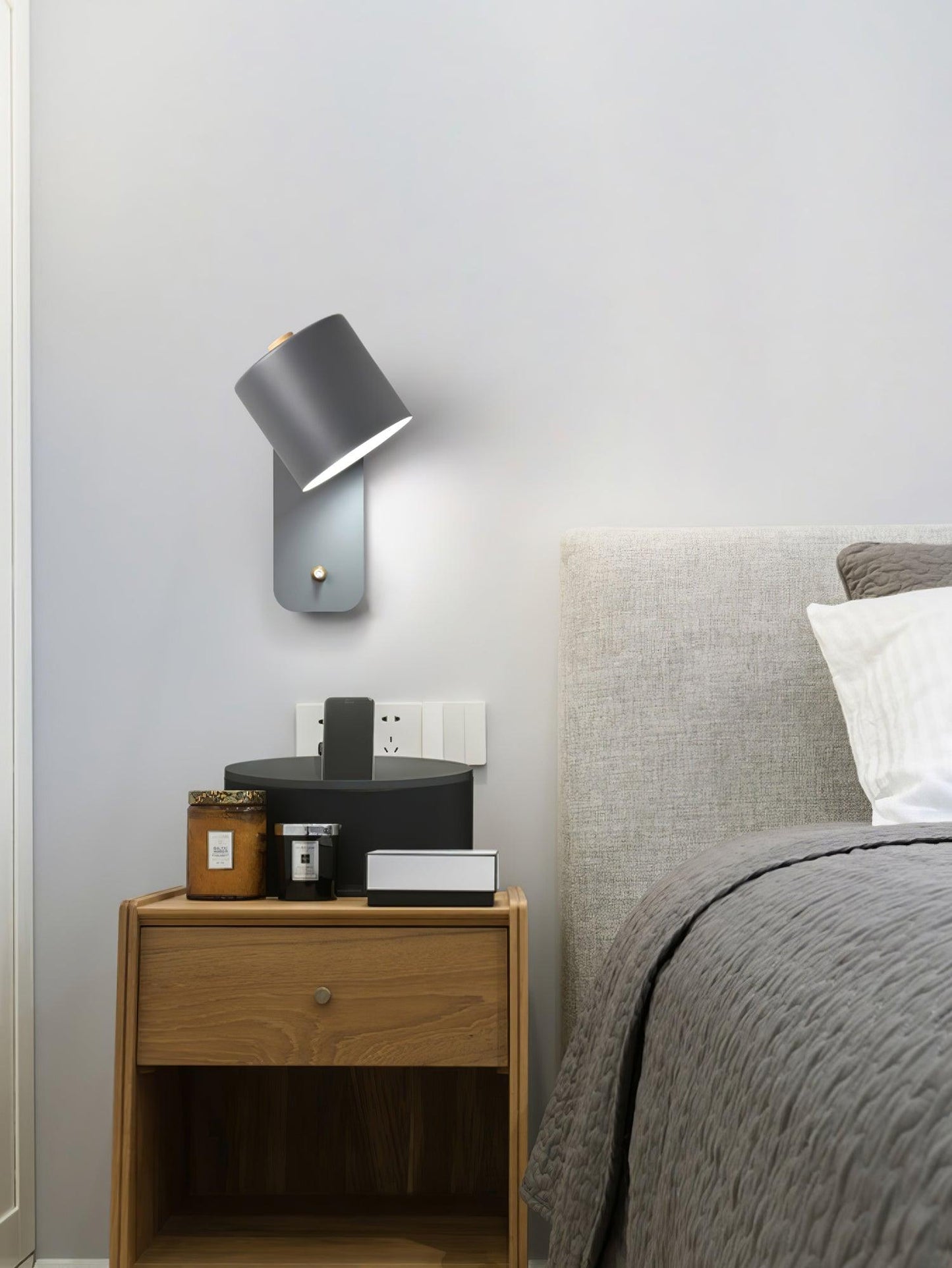 Rotatable Cylinder Wall Lamp LED Indoor Lighting Fixture
