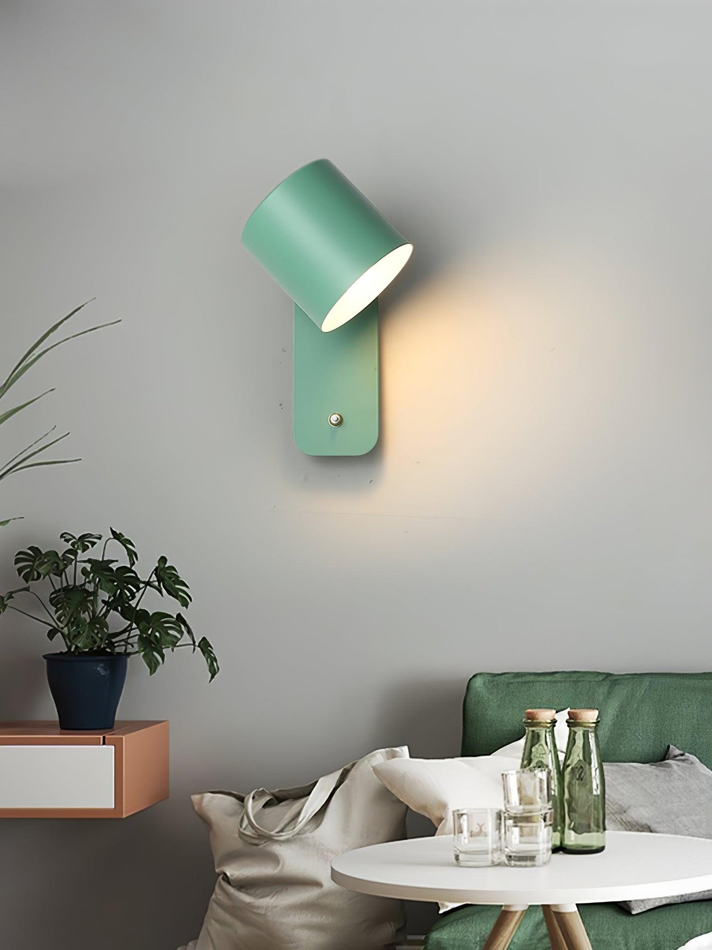Rotatable Cylinder Wall Lamp LED Indoor Lighting Fixture